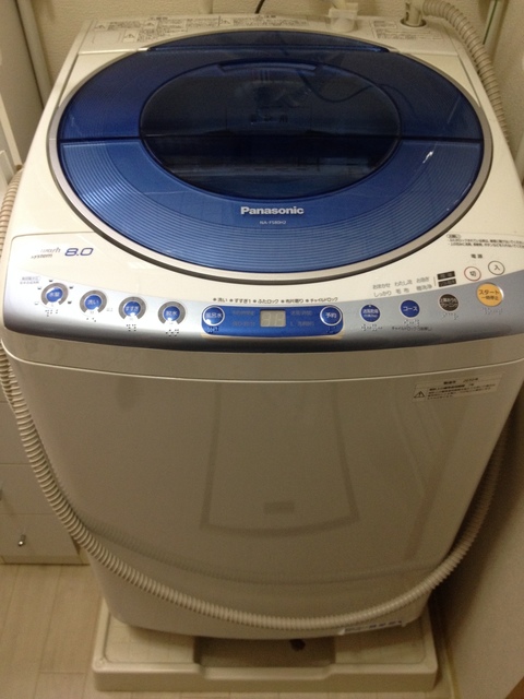 洗濯機据え付け完了.JPG
